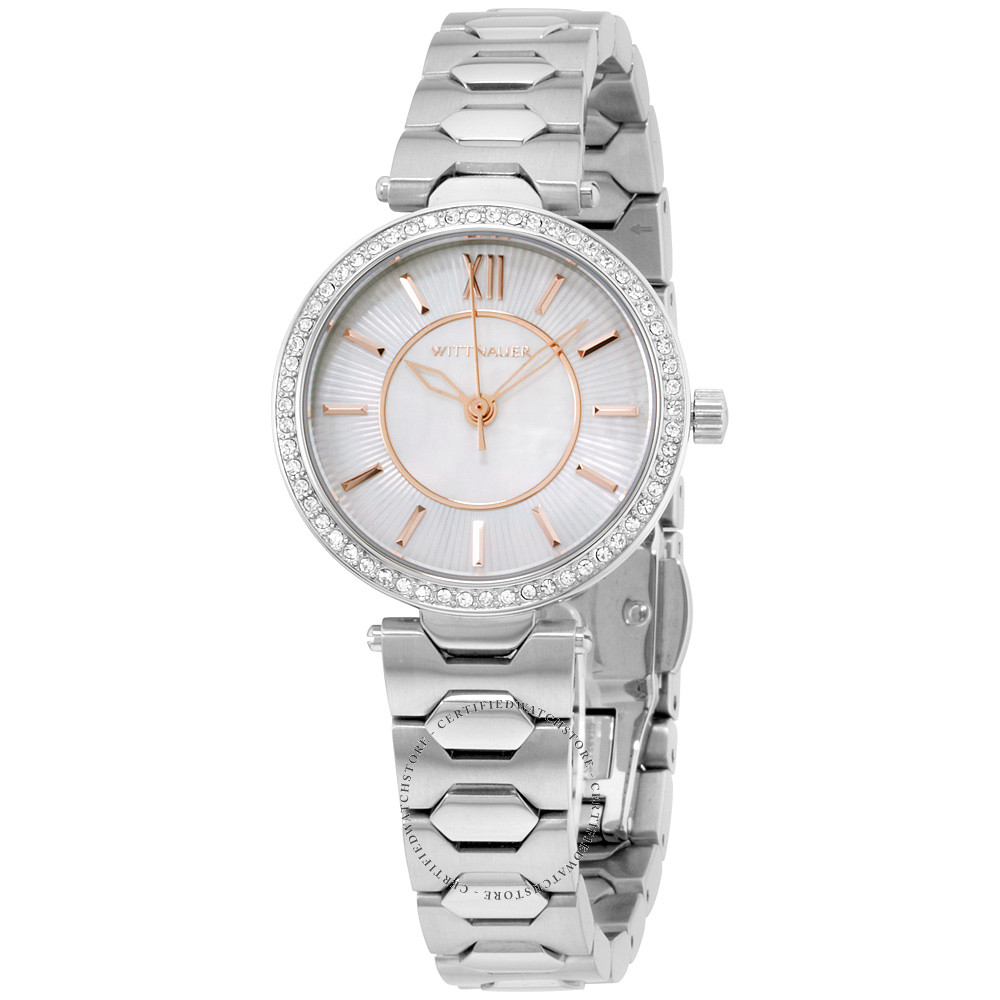 Women’s White Stainless Steel Wittnauer Watch - Golden Creations