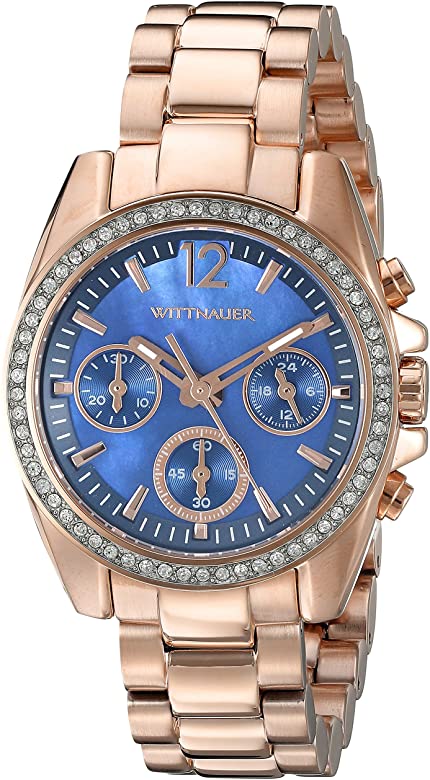 Wittnauer Women's Automatic Rose Gold-Tone Stainless Steel Watch