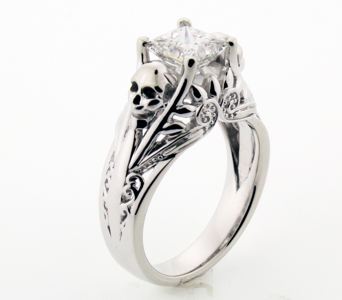 Skull Matching Rings His and Her Rings Couple Rings Wedding Ring Men Wedding  Band - Walmart.com