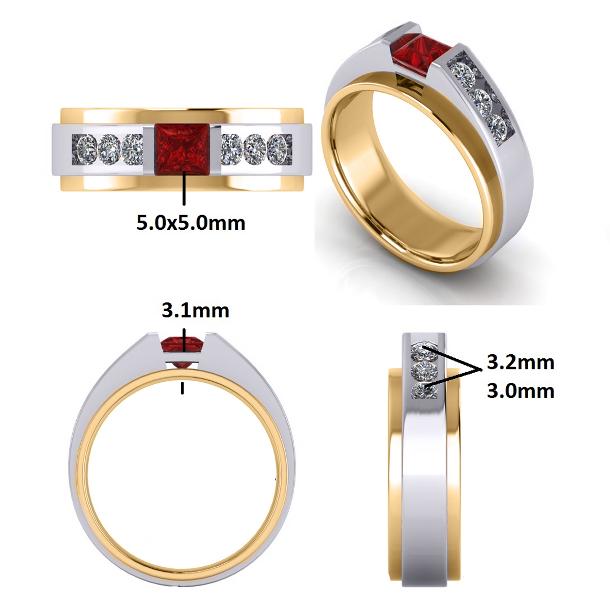 Mens Ruby Rings, Tips On Selecting The Right Ruby Gemstone Ring - Gemstone  Rings, Kaisilver Jewelry