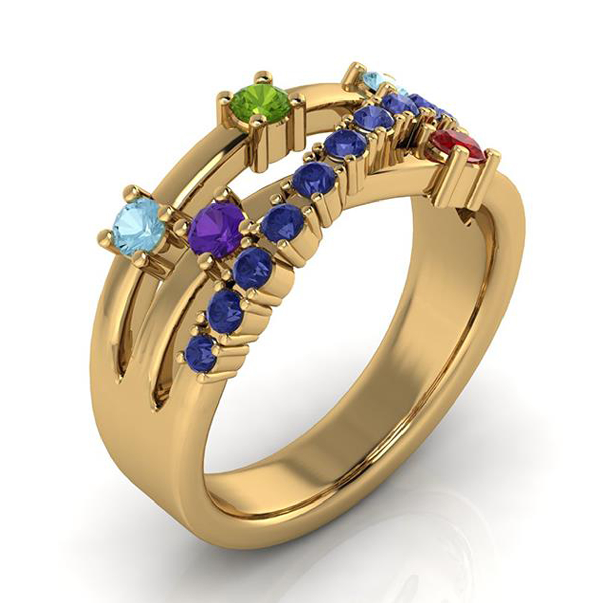 aquamarine stone, aquamarine ring, bt silver ring, bt stone, neela pukhraj  stone, birthstone ring, blue stone ring – CLARA