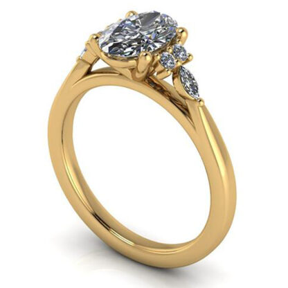 14K Engagement Ring Semi Mount